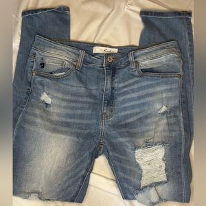 Kancan Distressed Denim Jeans